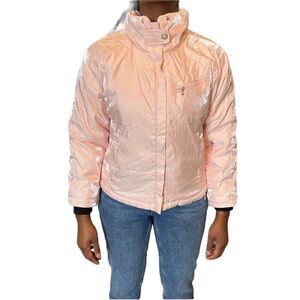 Revolve NILS iridescent Pink Ski Jacket Puffer Coat